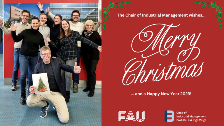The Chair of Industrial Management wishes a very Merry Christmas!