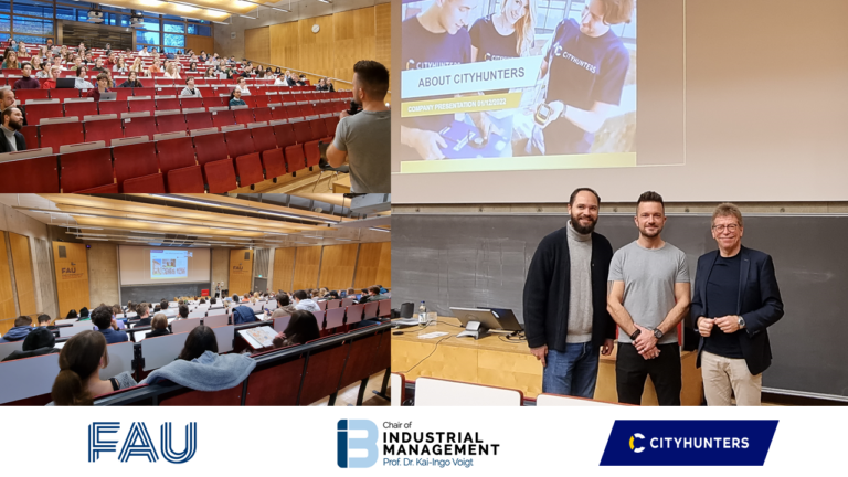 Nuremberg entrepreneurs of CityHunters give students exclusive insights into their successful founding history