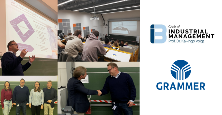 Overcoming current challenges in Supply Chain Management – An inspiring guest lecture held by Christian Trimborn (GRAMMER AG)