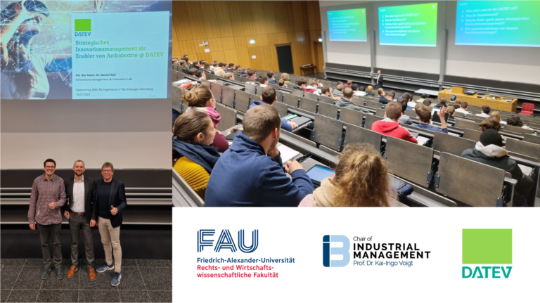 Exploring the Innovation Strategies of DATEV: Inspiring Guest Lecture by Dr. Daniel Kiel