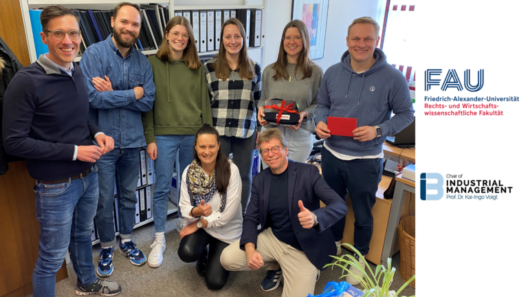 Thank you for five years of successful research and inspiring teaching, Marie-Christin!