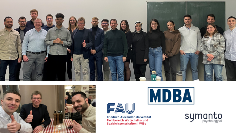 Khaleeq Aziz, CEO Symanto Research, gives Digital Innovation Module of FAU’s Master of Digital Business Administration (MDBA) a turbo Kick-off!