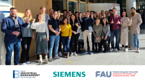 Towards entry "Siemens-FAU EMBA successfully completes “Data & Process Analytics” module @WiSo"