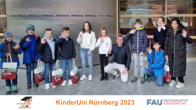Insights into University Life and Entrepreneurship: Children discuss and learn with Prof. Voigt as part of the KinderUni Nürnberg