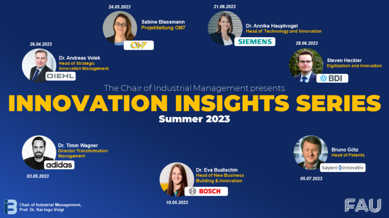 We are delighted to introduce our “Innovation Insights Series 2023”!