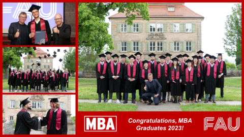 Towards entry "Festive Graduation of FAU-MBA Class #18 at Atzelsberg Castle"