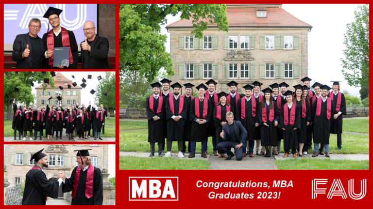 Festive Graduation of FAU-MBA Class #18 at Atzelsberg Castle