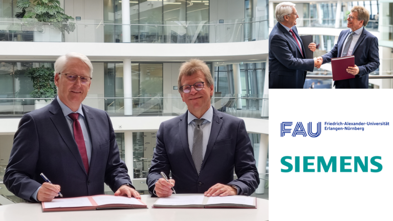 Successful cooperation between Siemens AG and FAU enters a new stage