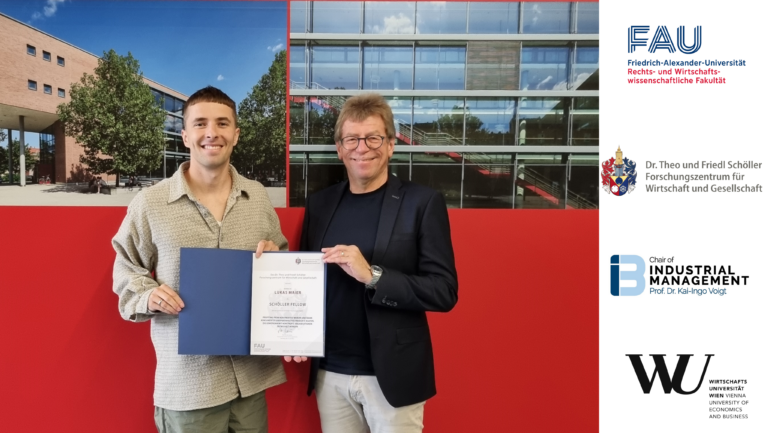 Great honor: Dr. Lukas Maier awarded with Schöller Fellowship