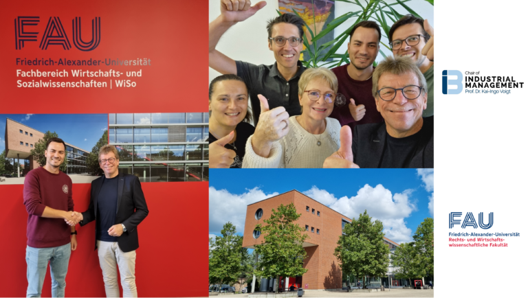 Welcome to the Chair of Industrial Management, Manuel!