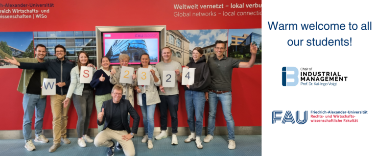 Warm welcome to the winter term 2023/24 – we are excited!