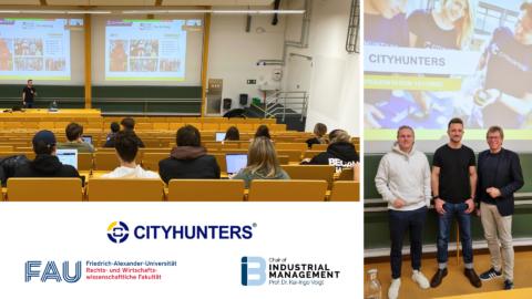 Towards entry "From classroom to startup: The success story of CityHunters"