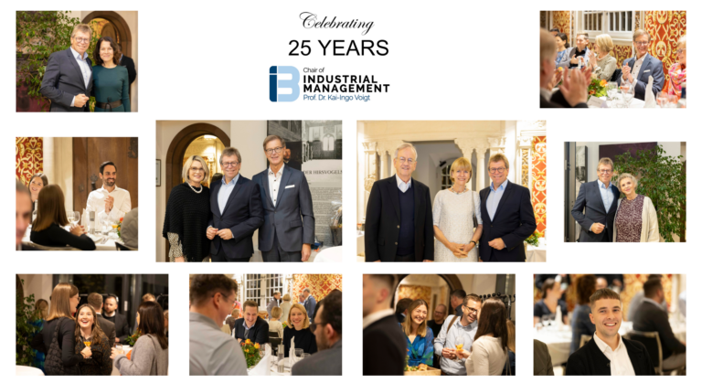 A scintillating Celebration: Twenty-five years Chair of Industrial Management with Prof. Voigt at FAU WiSo