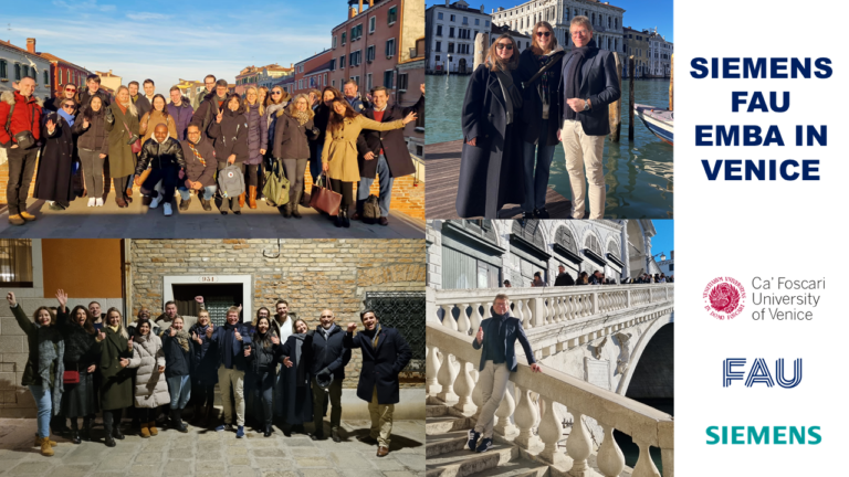 Siemens EMBA FAU Class of 2024: Embracing Marketing Excellence in Venice