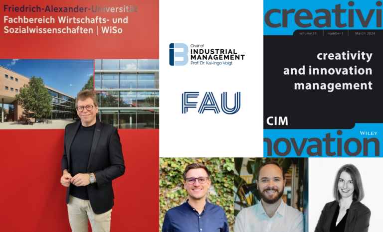 Brand New Research Paper in Creativity and Innovation Management published!