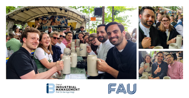 Team and Friends of Chair of Industrial Management visit the famous “Erlanger Bergkirchweih”