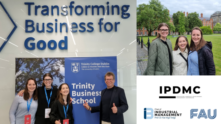 Transforming Business for Good: The Chair of Industrial Management takes part in the IPDMC in Dublin