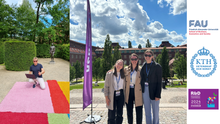 Hattrick in Stockholm – three high-ranked scientific presentations at the R&D Management Conference 2024
