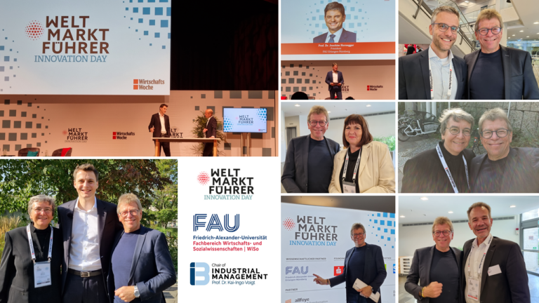 Discussing AI and future Technologies at the Weltmarktführer Innovation Day 2024 in Erlangen