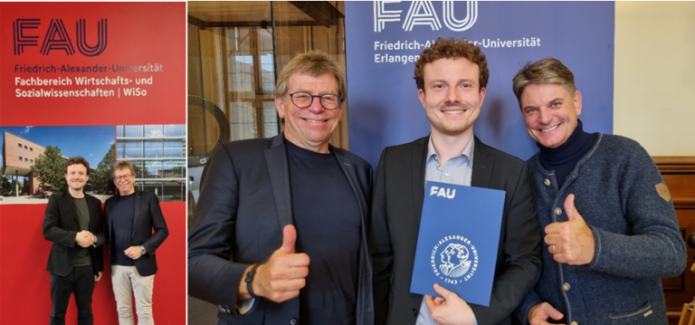 Welcome (back) at the FAU WiSo, Julian!