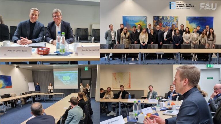 Sustainable Mobility, Sustainability Reporting and Managing Biodiversity –  Sparkling Seminar Presentations and Discussions with BMW CEO Prof. Dr. h.c. Oliver Zipse at FAU WiSo!