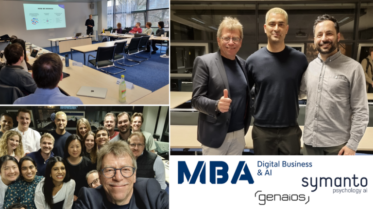 Artificial Intelligence meets Psychology: Inspiring guest lecture by Khaleeq Aziz, founder and CEO of Symanto Research!