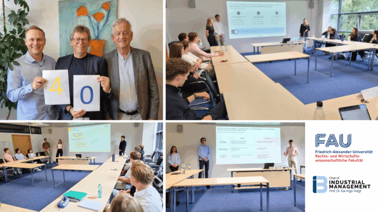 Germany’s industry giants are struggling – “How to navigate the crisis” in our 40th (!) seminar with Prof. Heinrich v. Pierer