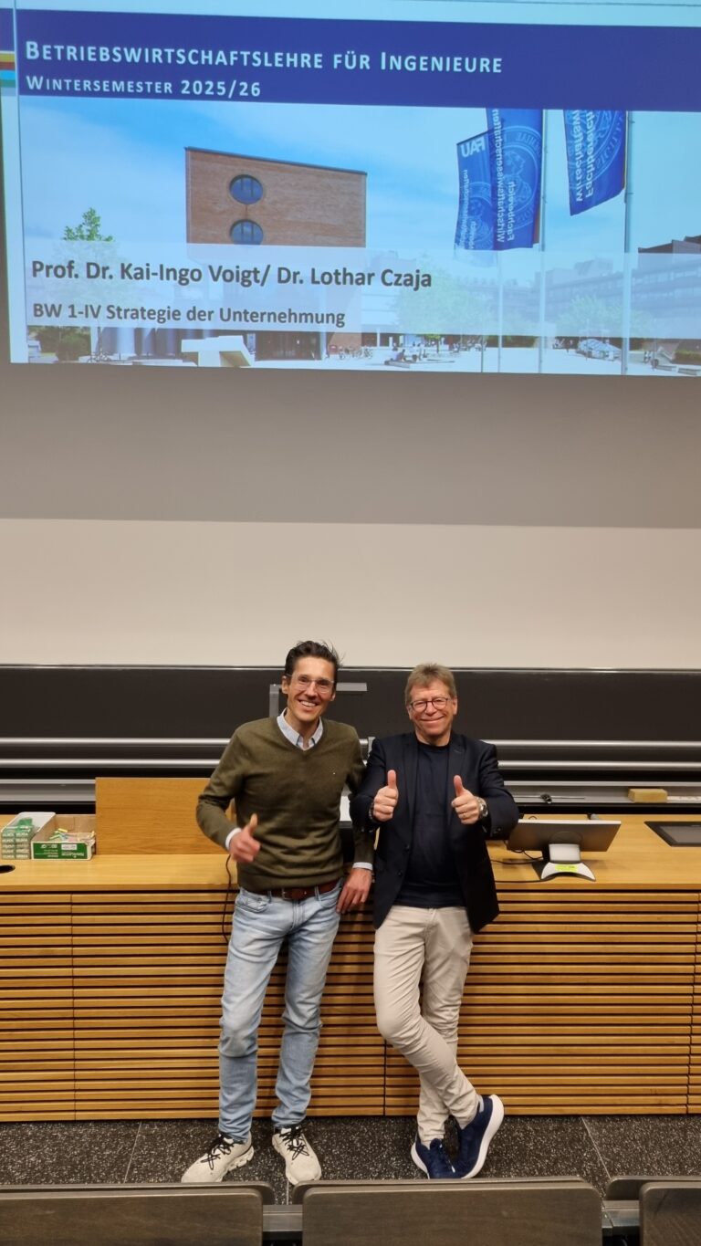 Top ranking for “BWL für Ingenieure“: Teaching Evaluation Summer Term 2025