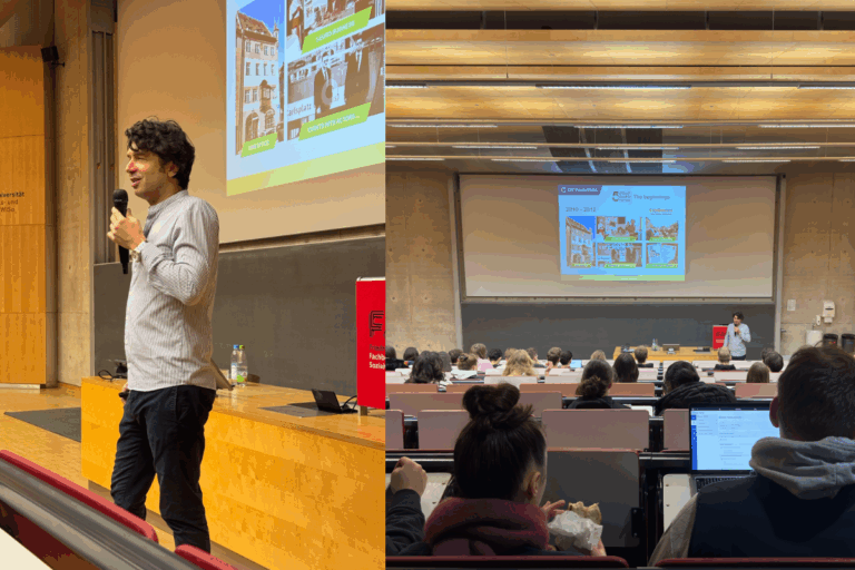 Behind the scenes of a startup success story: Guest lecture by CityHunters co-founder Daniel