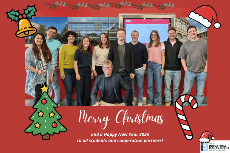 The Chair of Industrial Management wishes a very Merry Christmas