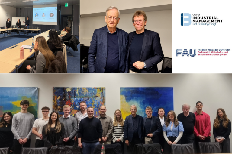 Analyzing the green energy transition of global energy corporations in our seminar with Prof. Heinrich v. Pierer